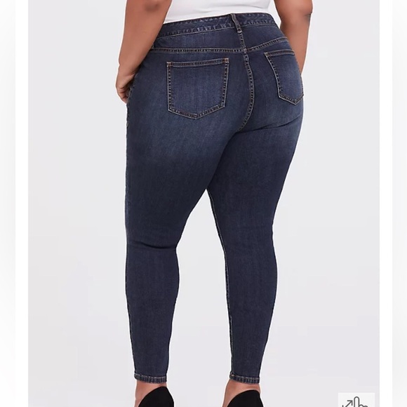 Torrid mid-rise skinny vintage stretch jeans plus size 22 - Picture 3 of 11